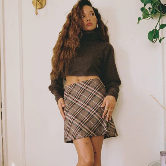 Princess Polly Darwin mini skirt check print - Picture 12 of 16